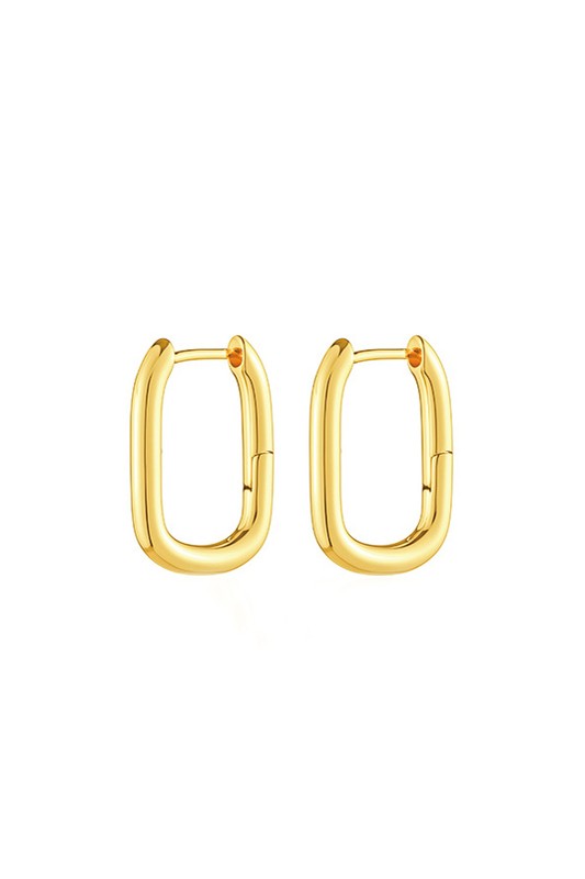 14K STAINLESS STEEL EVERYDAY HUGGIE EARRINGS