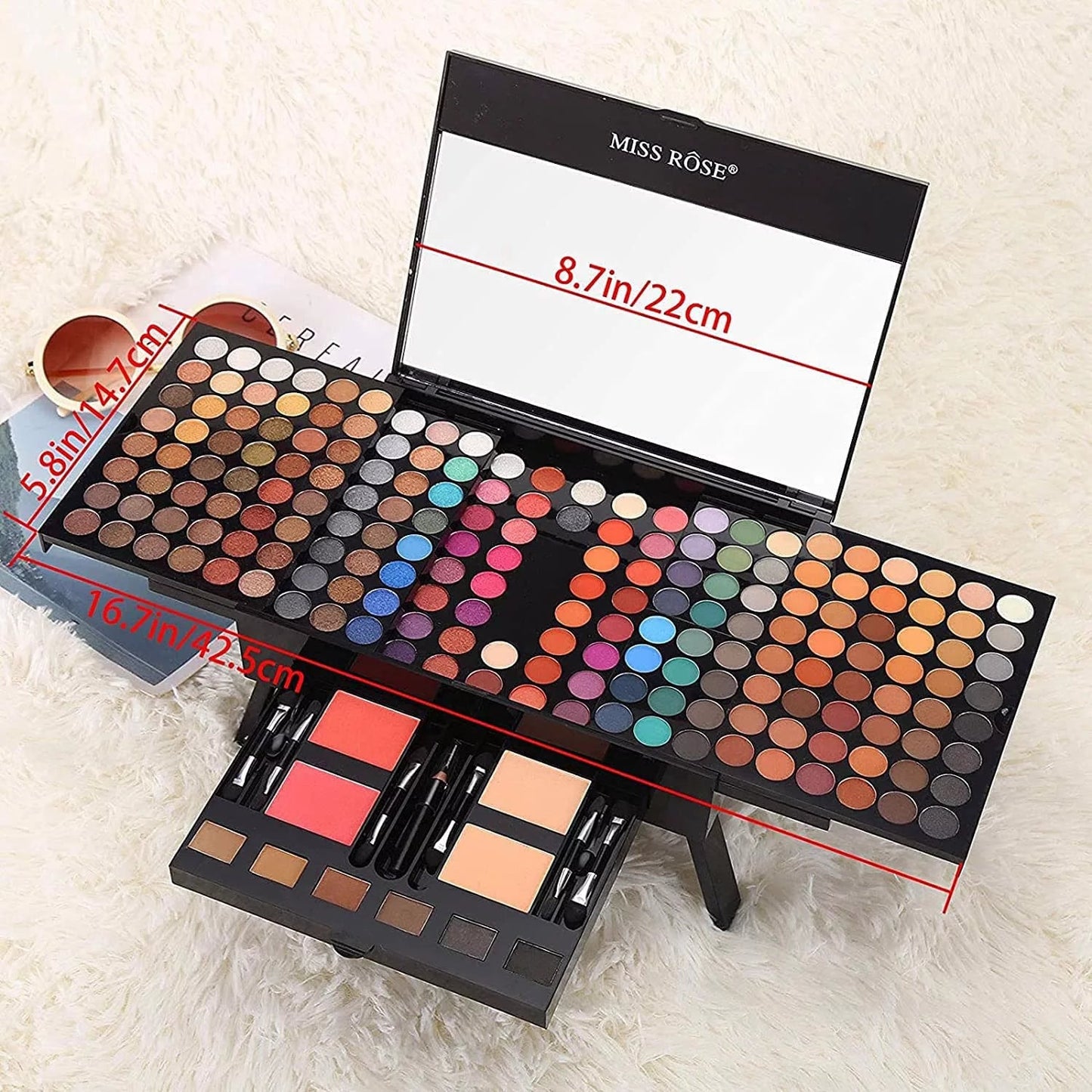 190 Colors Makeup Kit,Professional Makeup Kits for Women Full Kit,All