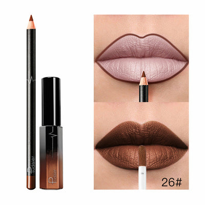 36 Color Matte Lip Gloss Lip Liner Matte Matte Lip Glaze Lipstick Pencil