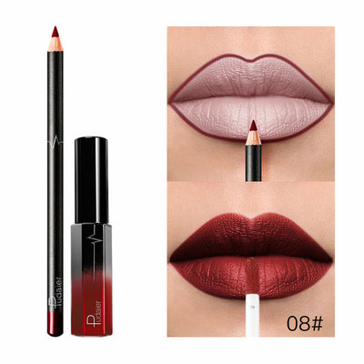 36 Color Matte Lip Gloss Lip Liner Matte Matte Lip Glaze Lipstick Pencil