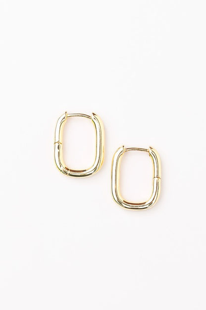 14K STAINLESS STEEL EVERYDAY HUGGIE EARRINGS