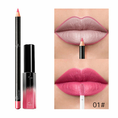36 Color Matte Lip Gloss Lip Liner Matte Matte Lip Glaze Lipstick Pencil