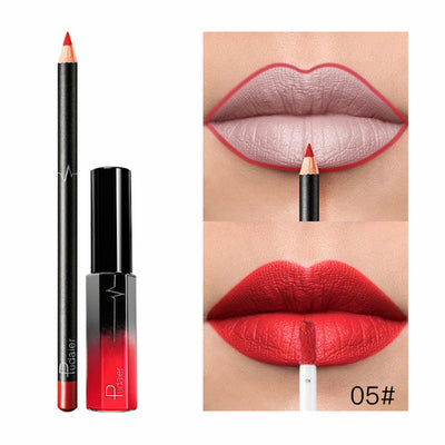36 Color Matte Lip Gloss Lip Liner Matte Matte Lip Glaze Lipstick Pencil
