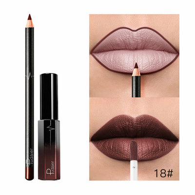 36 Color Matte Lip Gloss Lip Liner Matte Matte Lip Glaze Lipstick Pencil