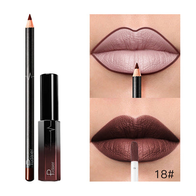36 Color Matte Lip Gloss Lip Liner Matte Matte Lip Glaze Lipstick Pencil