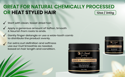 Leave-in Conditioner Treatment For All Hair Types Sulfates, Paraben,