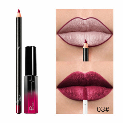 36 Color Matte Lip Gloss Lip Liner Matte Matte Lip Glaze Lipstick Pencil