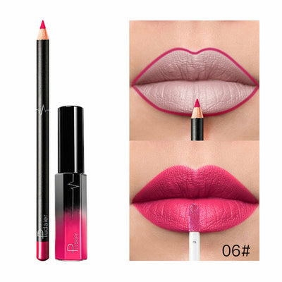 36 Color Matte Lip Gloss Lip Liner Matte Matte Lip Glaze Lipstick Pencil
