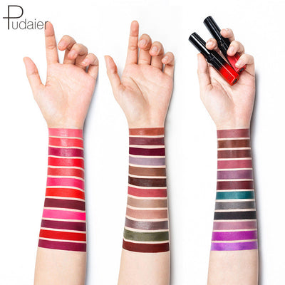 36 Color Matte Lip Gloss Lip Liner Matte Matte Lip Glaze Lipstick Pencil