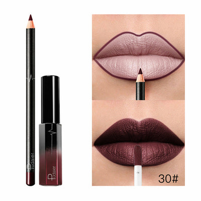36 Color Matte Lip Gloss Lip Liner Matte Matte Lip Glaze Lipstick Pencil