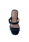 Doodle Animal Print Block Heel Sandals