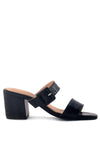 Doodle Animal Print Block Heel Sandals