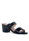 Doodle Animal Print Block Heel Sandals