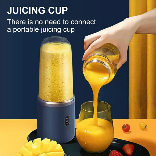 💪 Power Her Blender – 6-Blade Portable Juice Mixer (400ml)