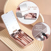 Versatile Luxurious Makeup Brush Set with Mini LED Light Mirror -
