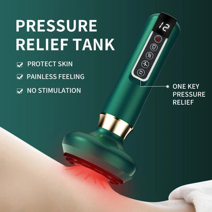 Electric Vacuum Cupping Massage Body Cups Anti-Cellulite Massager for