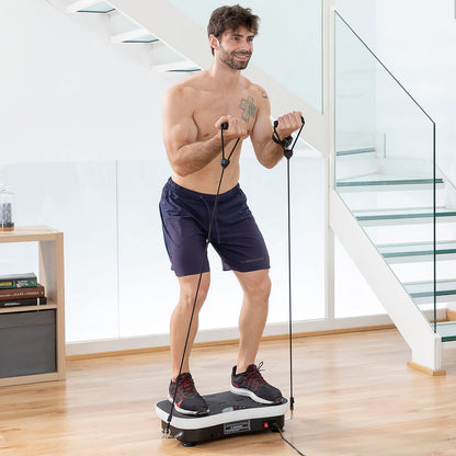 Vibration Training Plate with Accessories and Exercise Guide Vybeform