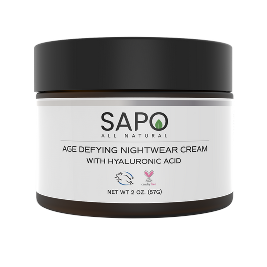 Sapo All Natural Night Moisturizer with Niacinamide, Hyaluronic Acid