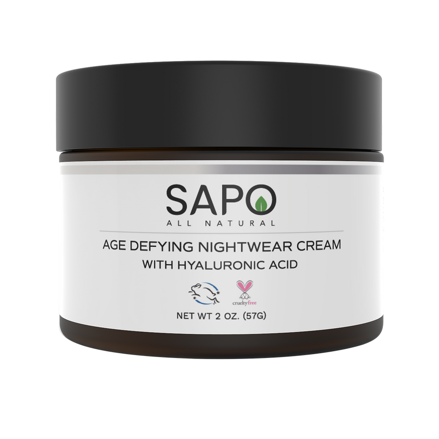 Sapo All Natural Night Moisturizer with Niacinamide, Hyaluronic Acid