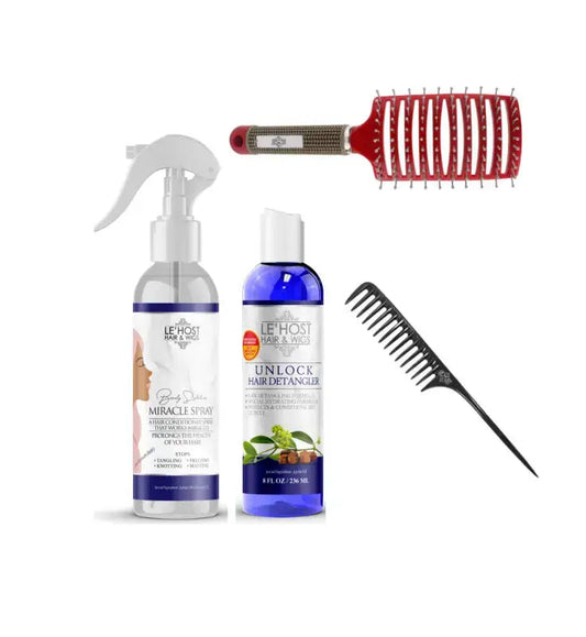 Ultra Detangler Kit - Complete Hair Care for Effortless Detangling &